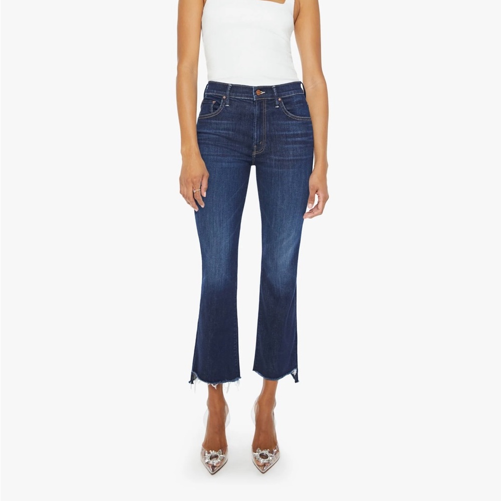 MOTHER Insider Crop Step Fray